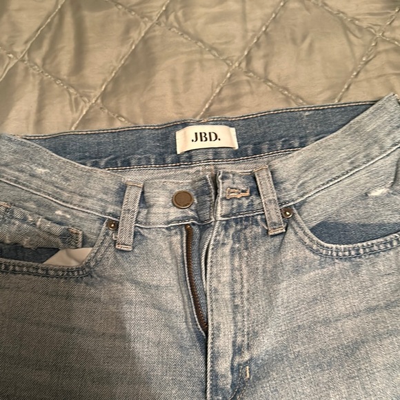 Distressed Light Blue Jeans - Picture 2 of 4
